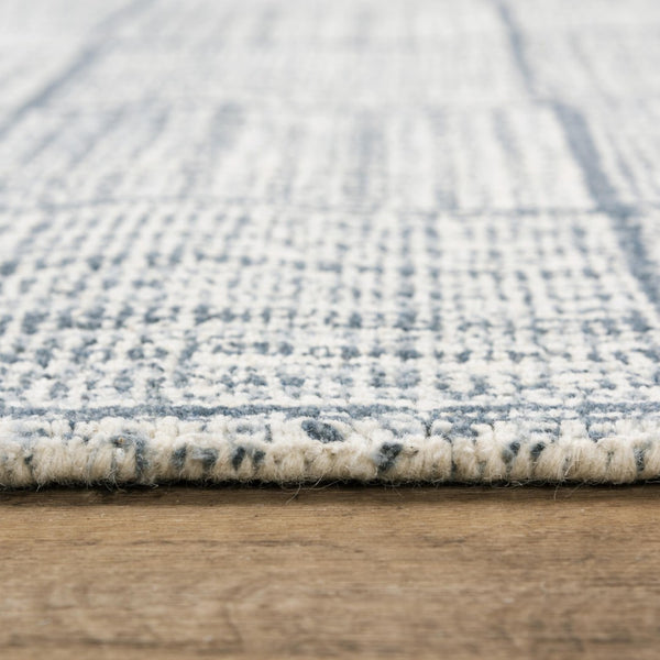 Alora Decor Wondrous Hand-Tufted Wool Rug In Layered Blue Tones — Plush Dense Pile, Durable Edges, Refined Look 5' x 7'6" 11111110400090576