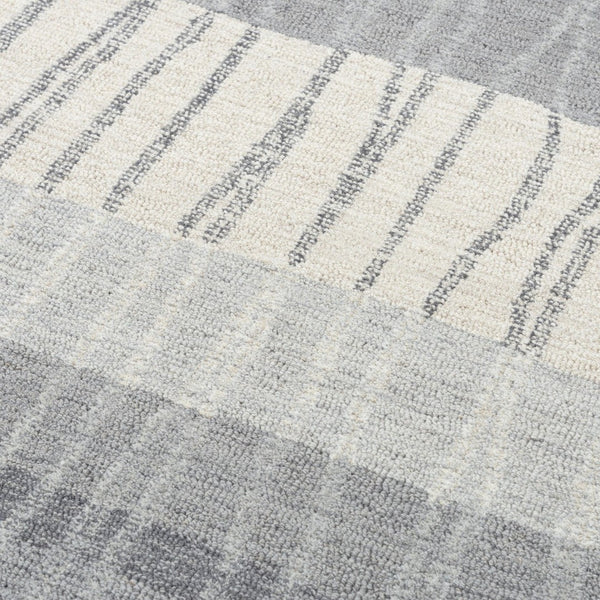 Alora Decor Wondrous Hand-Tufted Wool Rug In Tranquil Gray — Durable, Soft Texture, Contemporary Focal Point 7'9" x 9'9" 11111112700337999