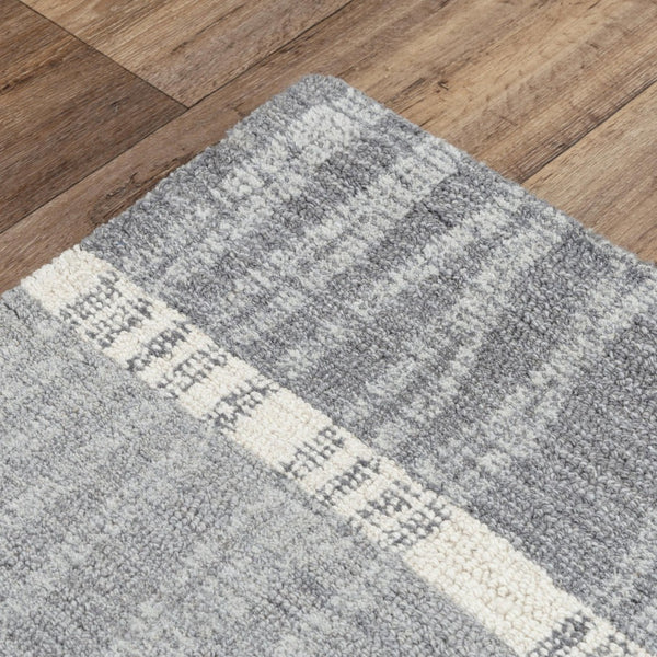 Alora Decor Wondrous Hand-Tufted Wool Rug In Tranquil Gray — Durable, Soft Texture, Contemporary Focal Point 7'9" x 9'9" 11111112700337999