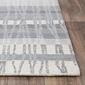 Alora Decor Wondrous Hand-Tufted Wool Rug In Tranquil Gray — Durable, Soft Texture, Contemporary Focal Point 7'9" x 9'9" 11111112700337999