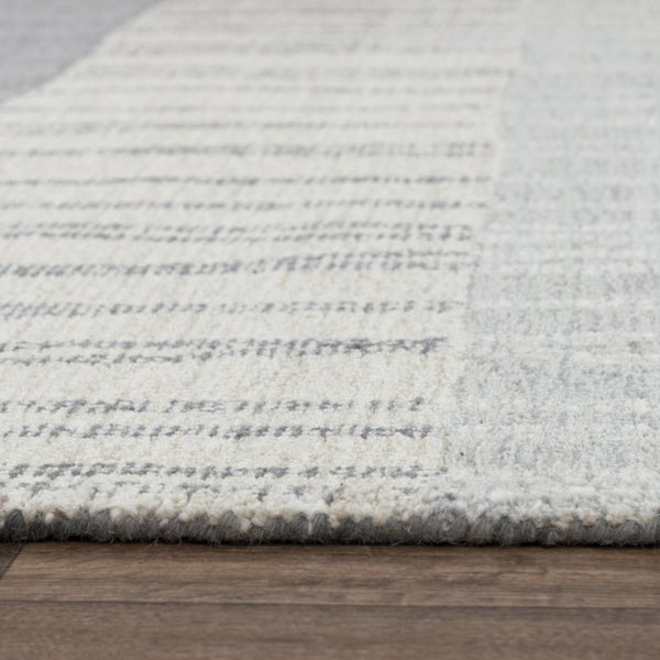Alora Decor Wondrous Hand-Tufted Wool Rug In Tranquil Gray — Durable, Soft Texture, Contemporary Focal Point 7'9" x 9'9" 11111112700337999