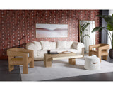 Caspian Sofa - Copenhagen White 111214 Sunpan