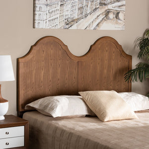 Baxton Studio Baxton Studio Tobin Vintage Arched Headboard in Warm Ash Walnut for Classic Bedroom Elegance Queen MG9738-Ash Walnut-HB-Queen