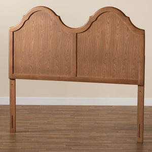 Baxton Studio Baxton Studio Tobin Vintage Arched Headboard in Warm Ash Walnut for Classic Bedroom Elegance Queen MG9738-Ash Walnut-HB-Queen