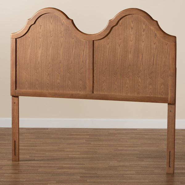 Baxton Studio Baxton Studio Tobin Vintage Arched Headboard in Warm Ash Walnut for Classic Bedroom Elegance Queen MG9738-Ash Walnut-HB-Queen