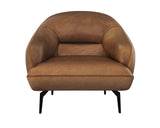 Armani Armchair - Cognac Leather 111262 Sunpan