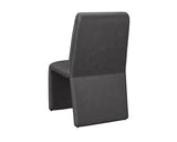 Cascata Dining Chair - Marseille Black Leather 111293 Sunpan