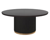 Kalla Dining Table - Round - Charcoal - 68" 111307 Sunpan