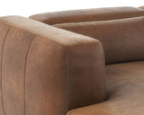 Santino Sofa Chaise - Laf - Aged Cognac Leather 111310 Sunpan