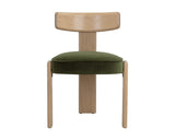 Horton Dining Chair - Rustic Oak - Forest Green 111317 Sunpan