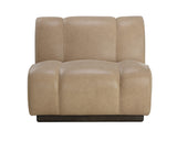 Blaise Swivel Lounge Chair - Sahara Sand Leather 111320 Sunpan