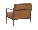 Lathan Lounge Chair - Tan Leather 111358 Sunpan