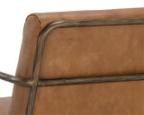 Lathan Lounge Chair - Tan Leather 111358 Sunpan