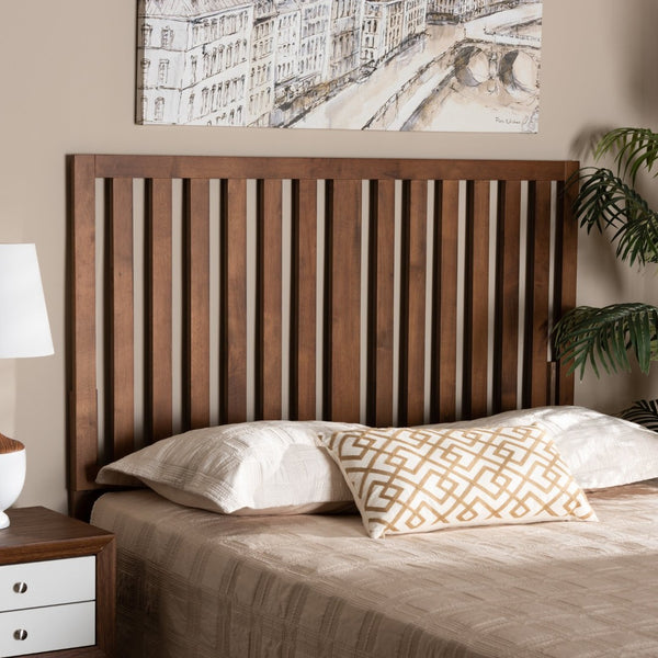 Baxton Studio Baxton Studio Oren Modern Transitional Ash Walnut Headboard for Stylish Bedroom Elevation and Comfort Queen MG9744-Ash Walnut-HB-Queen