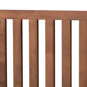 Baxton Studio Baxton Studio Saki Mid-Century Queen Platform Bed in Walnut Brown - Sleek, Stylish & Space-Saving Design Saki-Ash Walnut-Queen