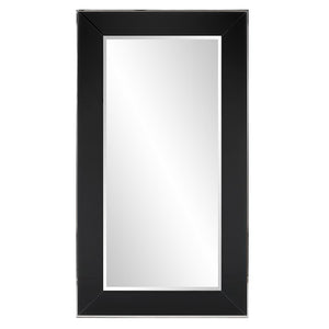 Howard Elliott Devon Mirror - Stunning Rectangular Design With Beveled Glass And Stainless Steel Trim For Any Room Black Stainless Steel ,Glass 11136-howard-elliott