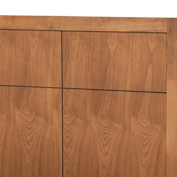 Baxton Studio Baxton Studio Noela Twin Platform Bed - Mid-Century Modern Walnut Finish, Stylish & Durable Design Noela-Ash Walnut-Twin