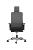 IDEAZ Fabric Highback Mesh Chair Black 1113UFO