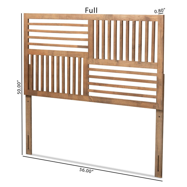 Baxton Studio Baxton Studio Adler King Size Headboard - Modern Ash Walnut Design with Adjustable Height & Support MG9747-Ash Walnut-HB-King