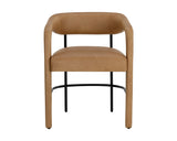 Mavia Dining Armchair - Ludlow Sesame Leather 111453 Sunpan