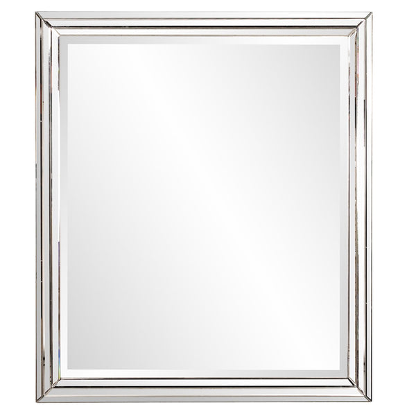 Howard Elliott Omni Floor Mirror - Elegant Multi-faceted Design To Brighten Any Room With Stunning Reflections Silver Glass 11145-howard-elliott