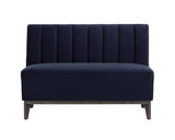 Kosovo Banquette - Brown - Abbington Navy 111496 Sunpan