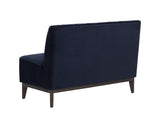 Kosovo Banquette - Brown - Abbington Navy 111496 Sunpan