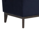 Kosovo Banquette - Brown - Abbington Navy 111496 Sunpan