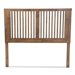 Baxton Studio Baxton Studio Modern Ash Walnut Wood Headboard - Elegant Slatted Design for Twin Beds, Adjustable Height Harena Queen MG9751-Ash Walnut-HB-Queen