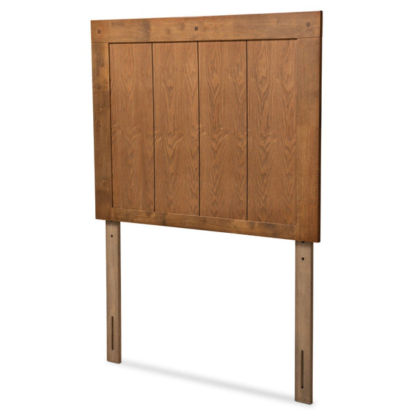 Baxton Studio Baxton Studio Modern Ash Walnut Finished Wood Headboard with Slatted Design for Stylish Bedrooms Patwin Twin MG9752-Ash Walnut-HB-Twin