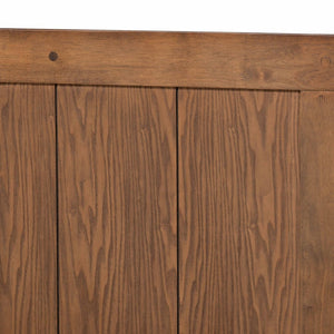 Baxton Studio Baxton Studio Mid-Century Modern Platform Bed with Adjustable Headboard and Rustic Ash Walnut Finish Amira Twin Amira-Ash Walnut-Twin