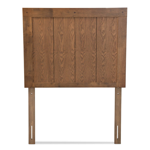 Baxton Studio Baxton Studio Modern Ash Walnut Finished Wood Headboard with Slatted Design for Stylish Bedrooms Patwin Twin MG9752-Ash Walnut-HB-Twin