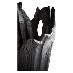 Pyroclastic 14" dia Vase Noir 11155 Cyan Design