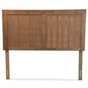 Baxton Studio Baxton Studio Modern Ash Walnut Finished Wood Headboard with Slatted Design for Stylish Bedrooms Patwin King MG9752-Ash Walnut-HB-King