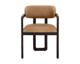 Madrone Dining Armchair - Brown - Ludlow Sesame Leather 111583 Sunpan