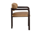 Madrone Dining Armchair - Brown - Ludlow Sesame Leather 111583 Sunpan