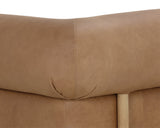 Bromley Sofa - Rustic Oak - Ludlow Sesame Leather 111589 Sunpan