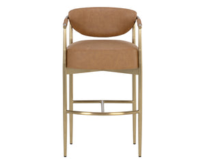 Heloise Barstool - Milliken Cognac 111608 Sunpan