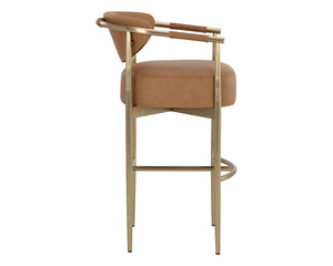 Heloise Barstool - Milliken Cognac 111608 Sunpan
