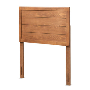 Baxton Studio Baxton Studio Mid-Century Modern Walnut Wood Headboard - Stylish Support for Your Bedroom Retreat Twin MG97093-Ash Walnut-HB-Twin