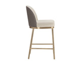 Lavania Counter Stool - Meg Taupe / Porcini Taupe 111645 Sunpan