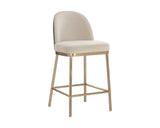 Lavania Counter Stool - Meg Taupe / Porcini Taupe 111645 Sunpan