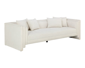 Kira Sofa - Heather Ivory Tweed 111653 Sunpan