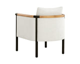 Wilder Lounge Chair - Heather Ivory Tweed 111658 Sunpan
