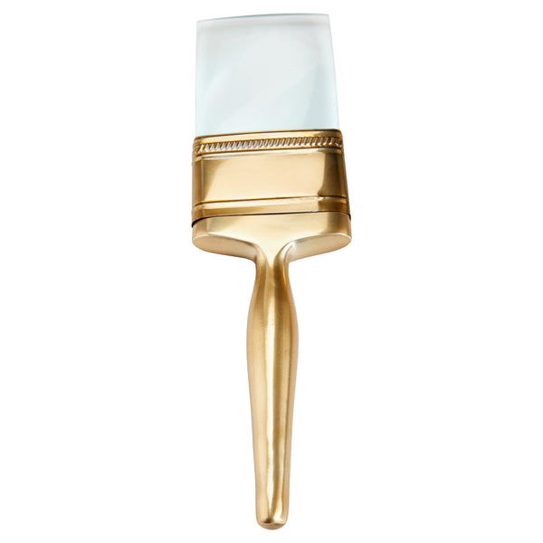 Brush Sculpture  Gold 11168 Cyan Design
