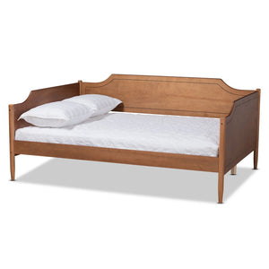 Baxton Studio Baxton Studio Alya Classic Farmhouse Daybed in Walnut Brown - Versatile Sofa-Bed for Any Room Full Daybed MG0016-1-Walnut-Daybed-Full