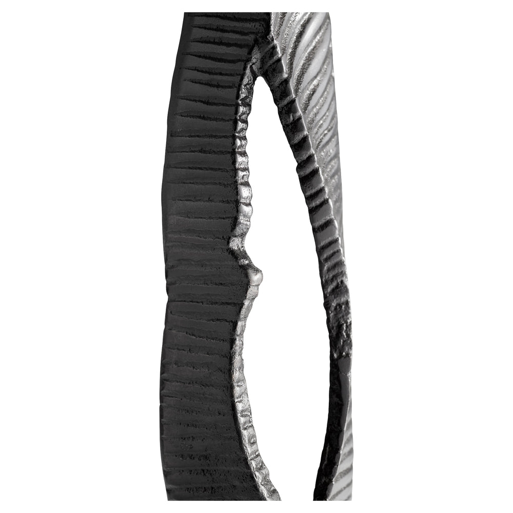 Zara Tower Sculpture Silver and Black 11182 Cyan Design