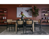 Annex Dining Chair - Set of 2 - Black, Abbington Black / Natural 111842  Sunpan