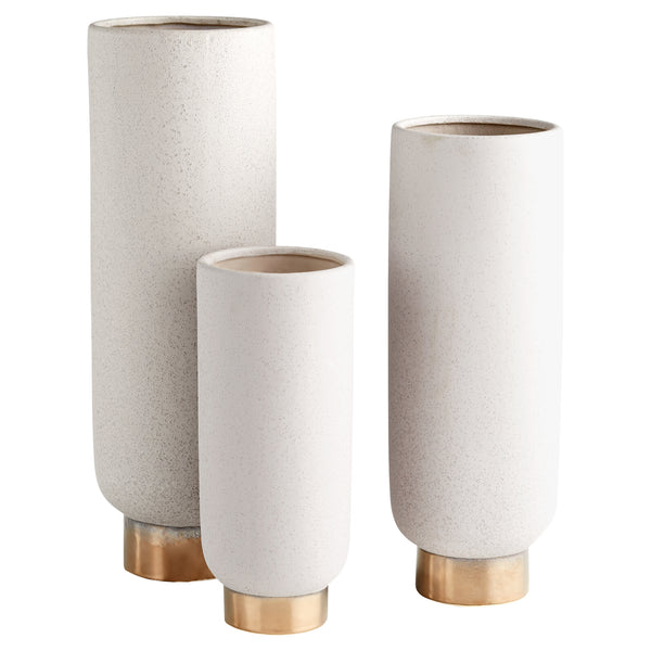 Clayton Vase Grey 11186 Cyan Design