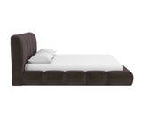 Olena Queen Bed - Black, Meg Ash 111853  Sunpan